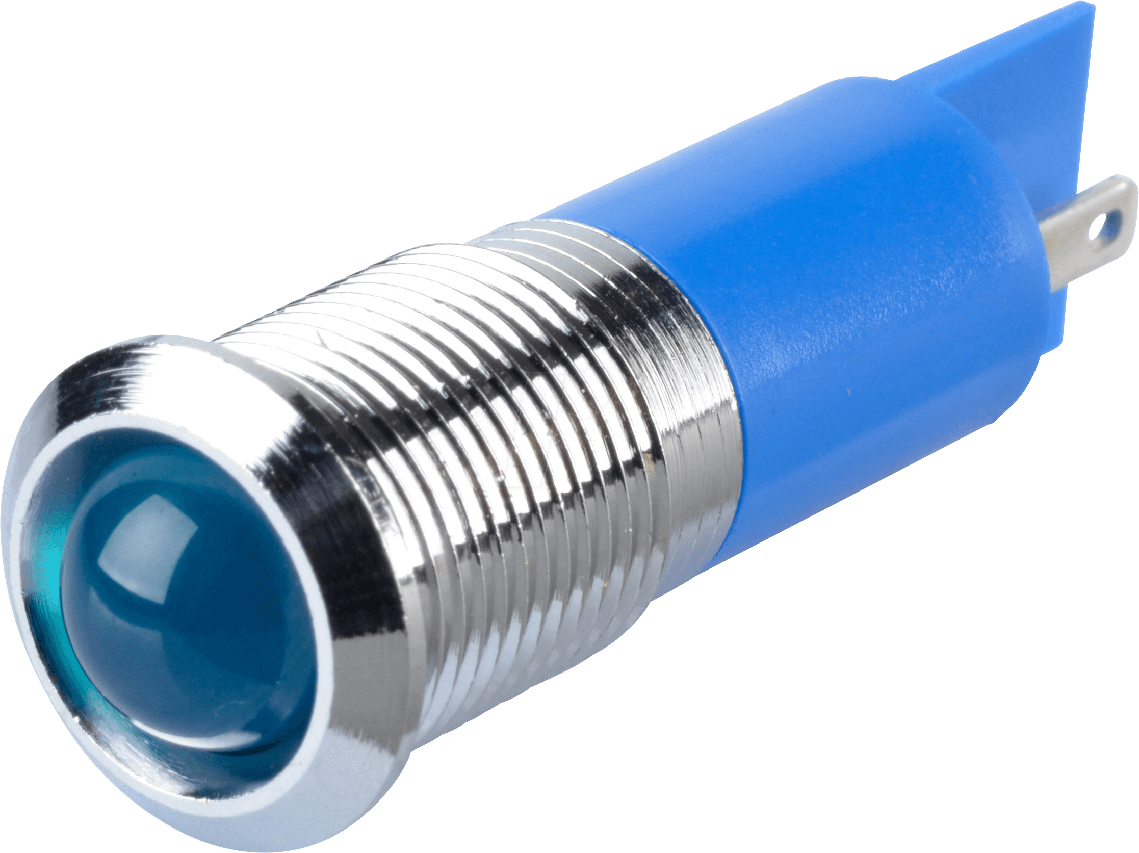 Thumbnail - APM Q14P1C B220E - LED-Signalleuchte, blau, 220 V, Ø 14 mm, vorstehend, FASTON