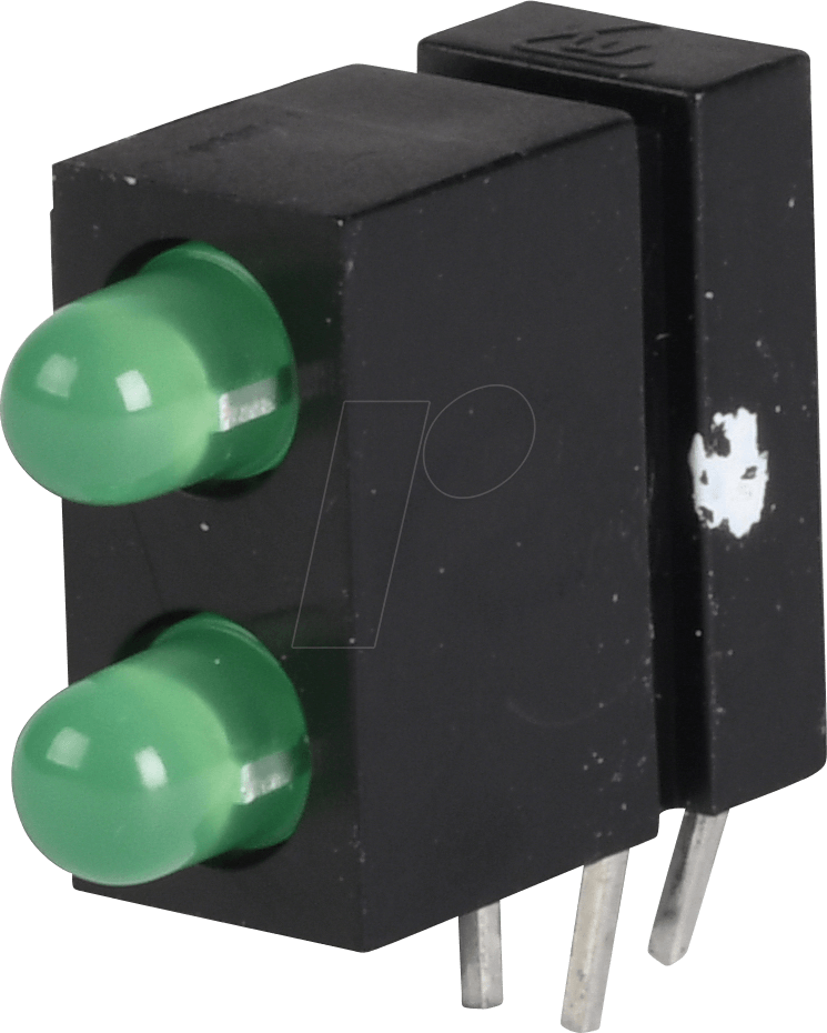 MEN 18018833 - LED-Baustein, grün, 3 mm, 2 mcd, 60°