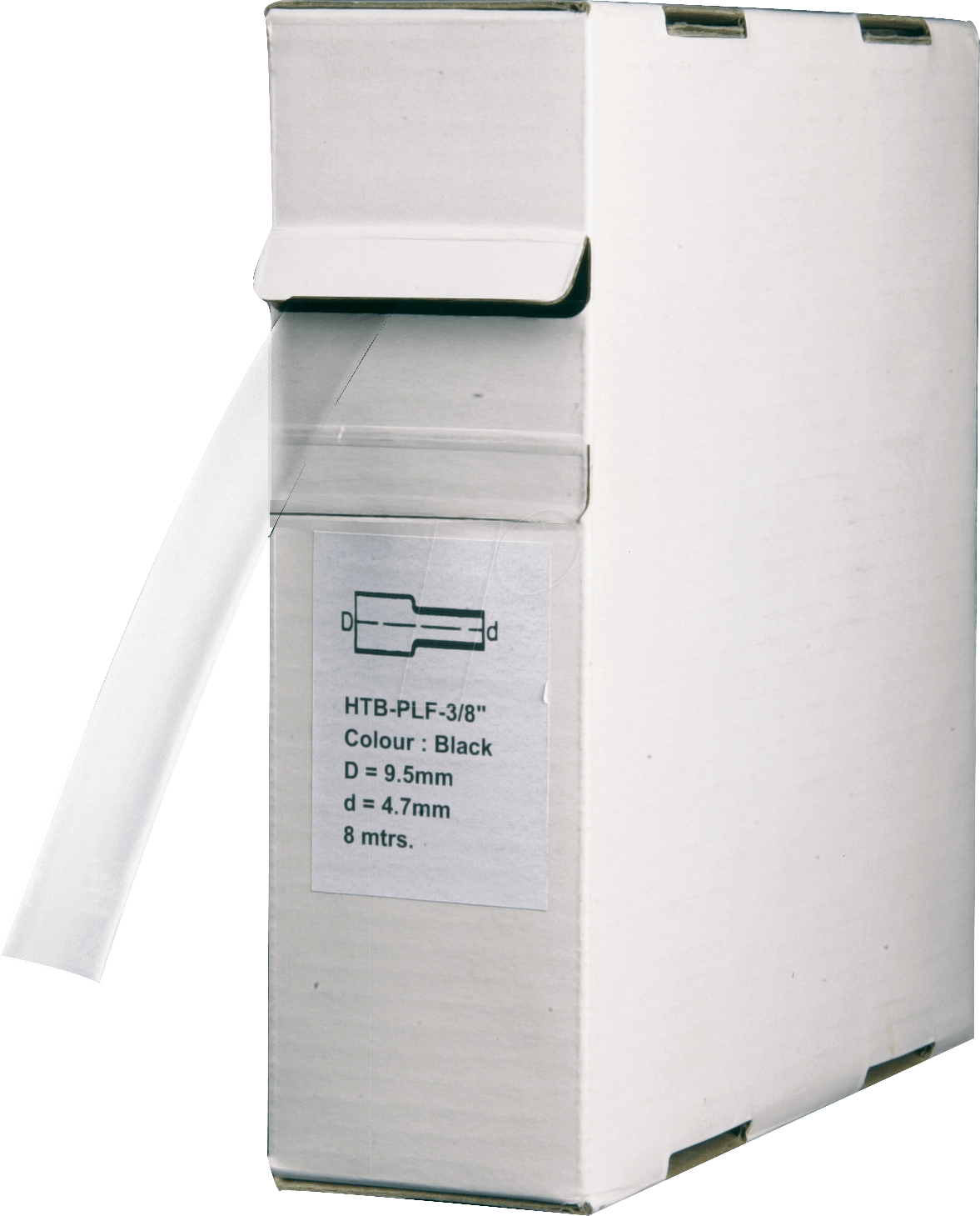 SDB 6,4 TR - Schrumpfschlauch-Box 12m, transparent, Ø6,4mm