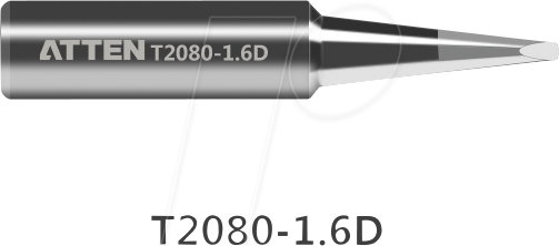 ATTEN T2080-1.6D - Lötspitze, 1,6 mm, meißelförmig, gerade
