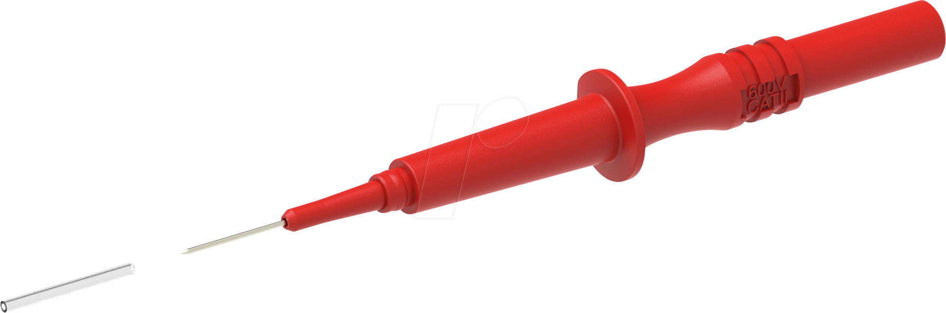 464NEEDLE13/0.6R - Mini-Prüfspitze, 0,6 mm, rot