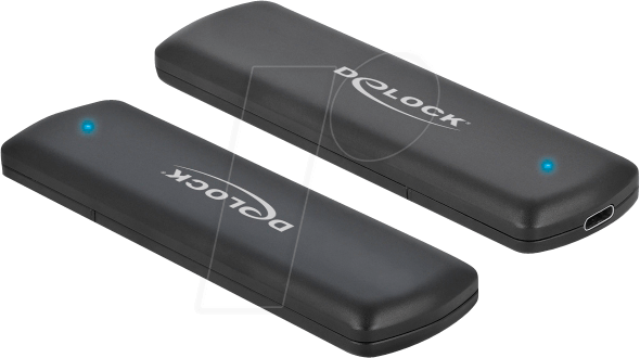 DELOCK 42615 - Gehäuse, M.2 NVMe PCIe SSD, USB 3.1