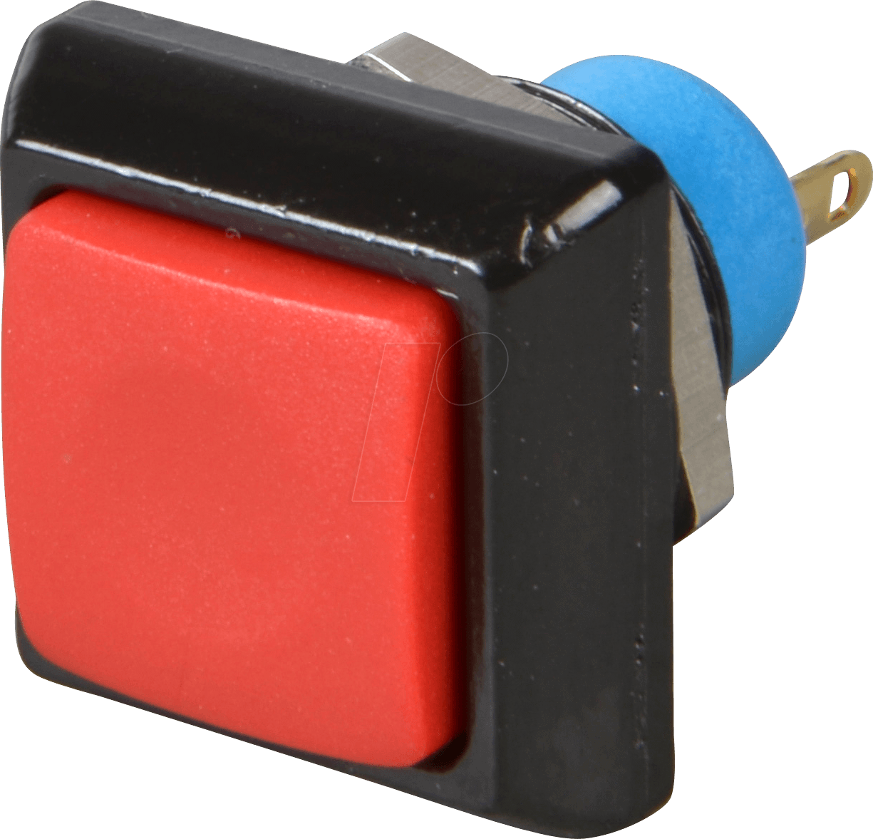 IP C3S RT - Drucktaster eckig, Ø13,6mm, 0,2A-250VAC rt