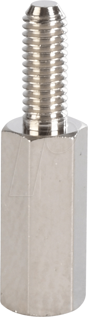 VT DA 12MM - Distanzhülsen, Metall, 6-Kant, M3, 12mm