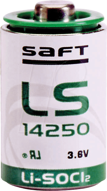 LS 14250 - Lithium Batterie, 1/2 AA, 1200 mAh, 1er-Pack