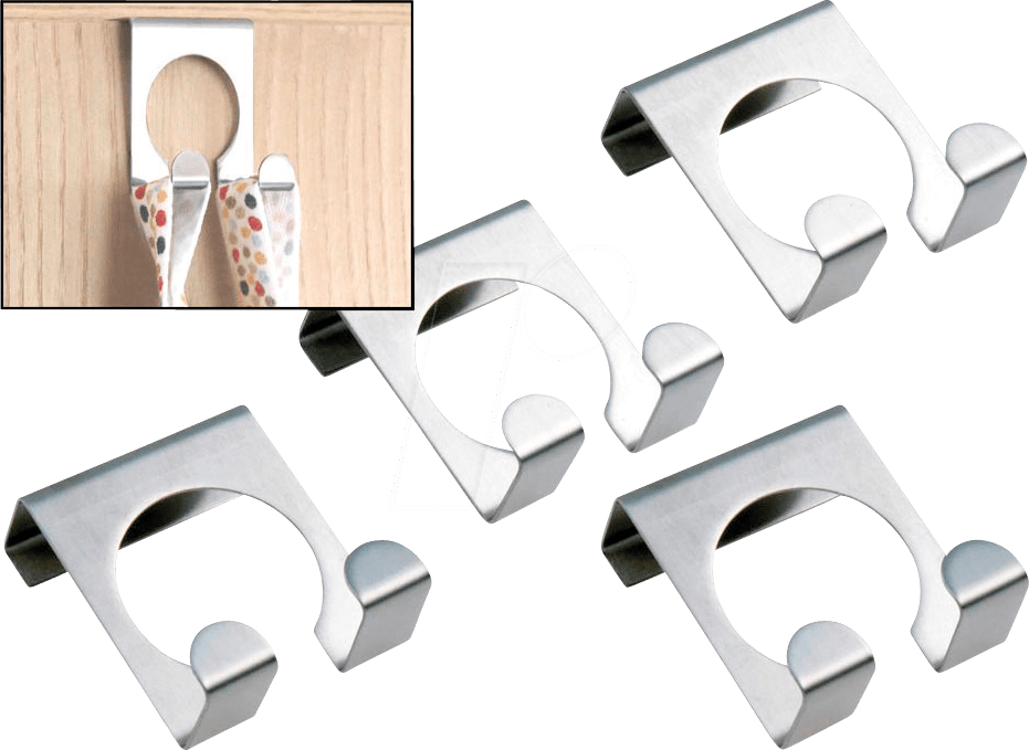 Thumbnail - THK SILBER - Türhaken (4 Stück)