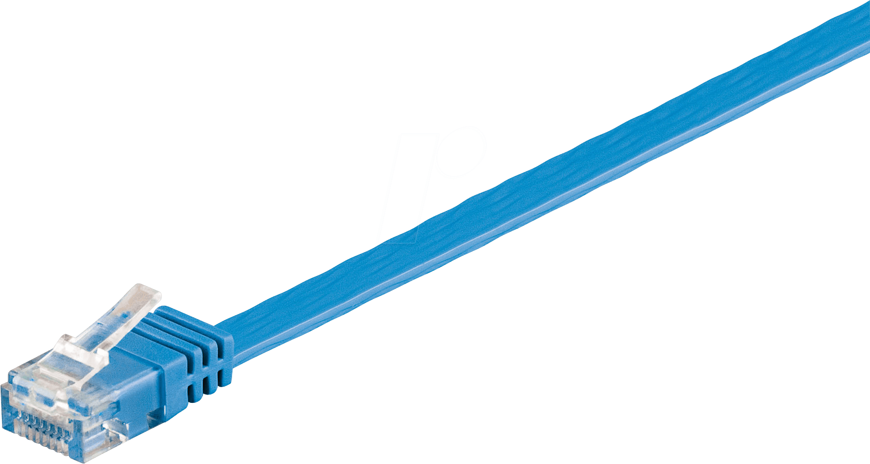 GOOBAY 96407 - Cat.6 Flachkabel blau 1,5 m