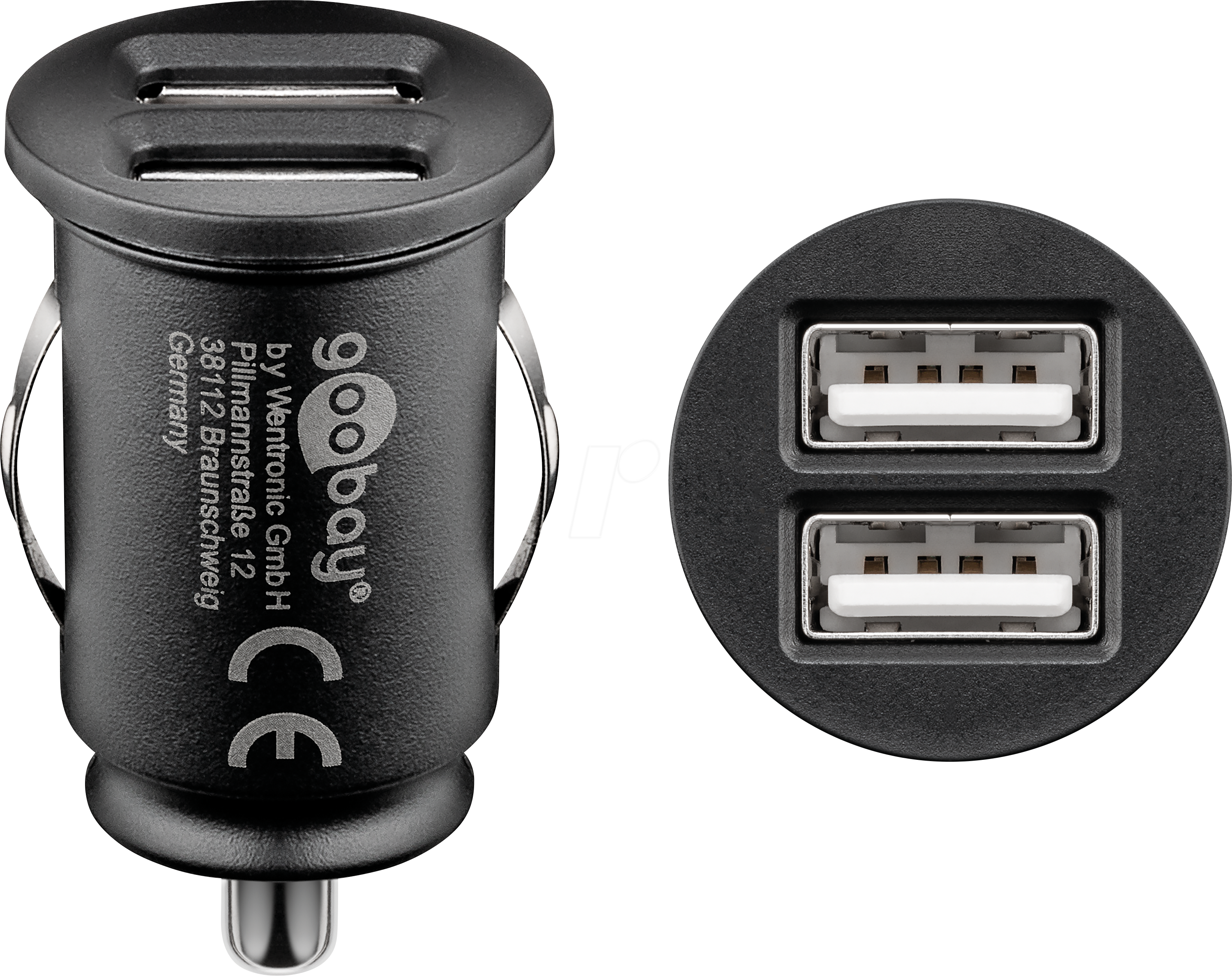 Thumbnail - GOO 44177 - USB-Ladegerät, 5 V, 2100 mA, Kfz, 2 USB-Ports