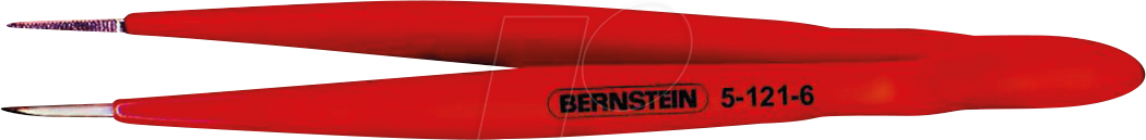 Thumbnail - BERN 5 121 6 - Pinzette, gerade, gezahnt, anatomisch, isoliert, 120 mm