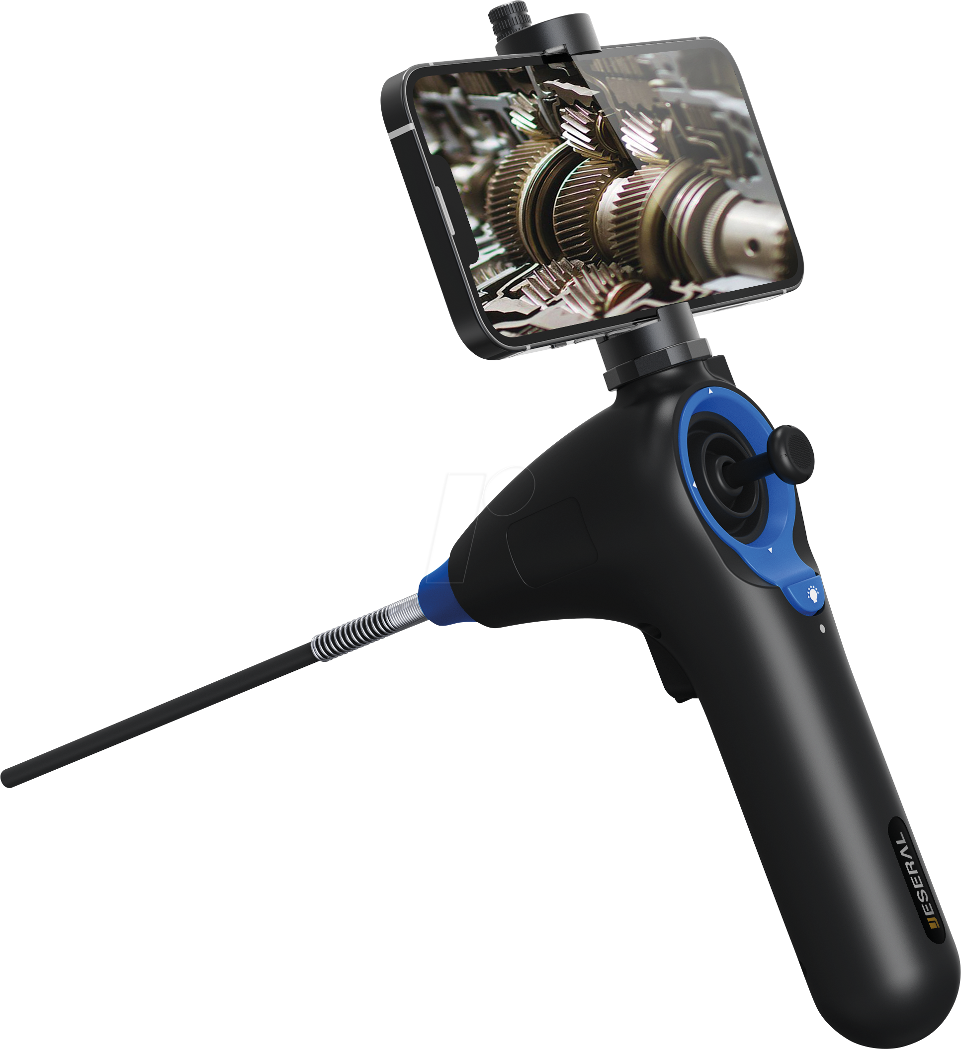 JESERAL JS460-PT - Smartphone Endoskop, Ø 6,2 mm, 360° bewegliche Kamera