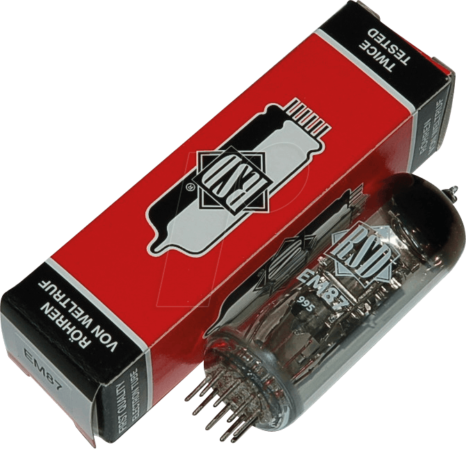 TUBE EM87RSD - Elektronenröhre, magisches Auge, Noval, 9-pol, 6,3 V