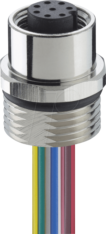 Thumbnail - LUT 1220 T16CW05 - Einbausteckverbinder, M12, 5 pol, Kupplung, 0,5 m