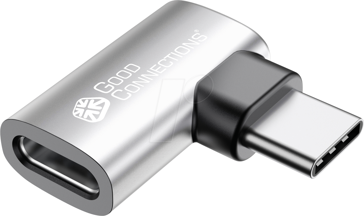 Thumbnail - GC USB-AD400 - Adapter USB 4.0 A Stecker > 90° C Buchse, 40GBit/s, 240W, 8K@60H