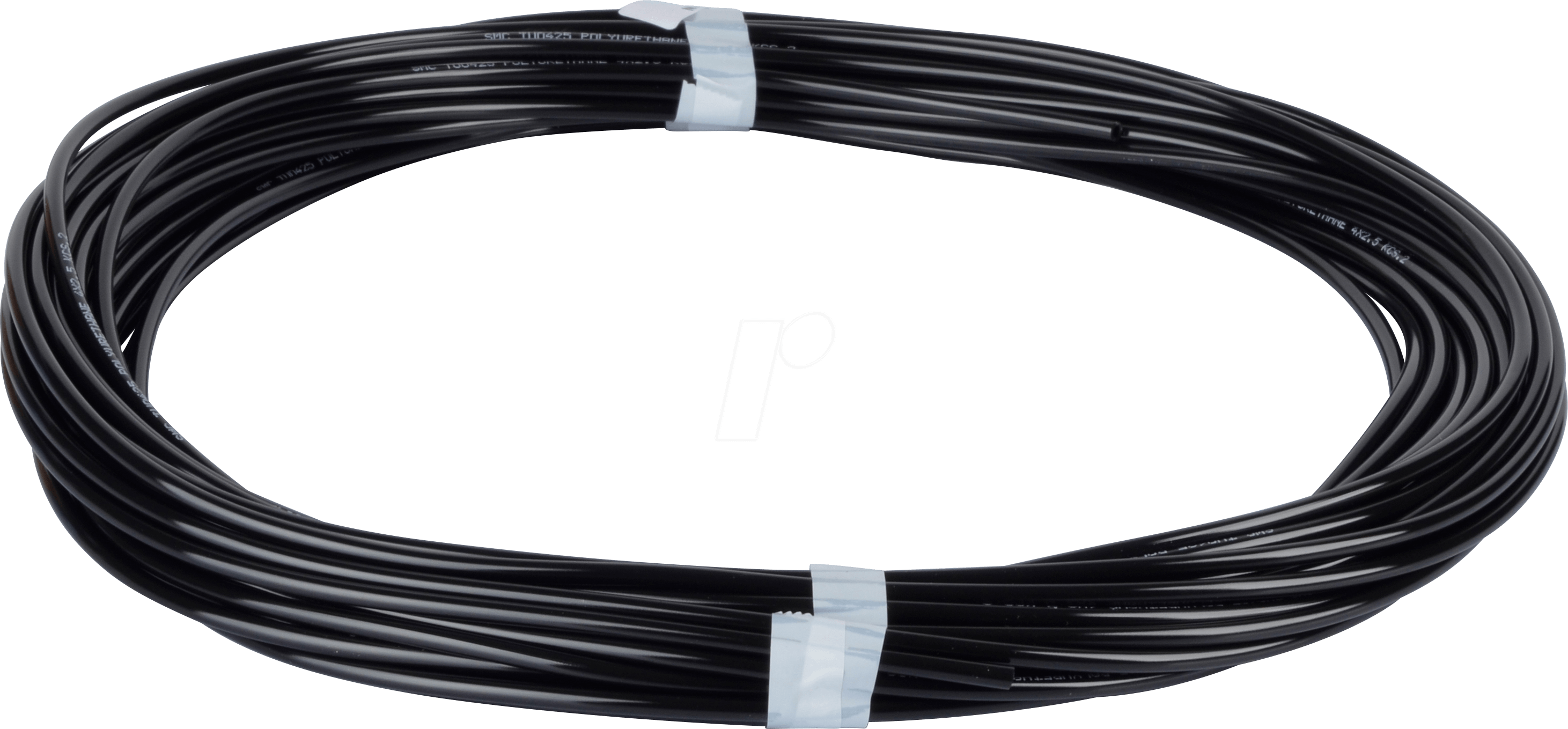 TU0425B-20 - PU-Schlauch 4 mm, 20 m Rolle, schwarz