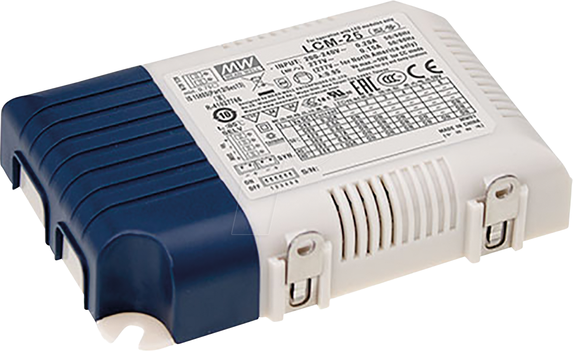 Thumbnail - MW LCM-25BLE - LED-Netzteil, 25 W, 0,35 - 1,05A, Casambi