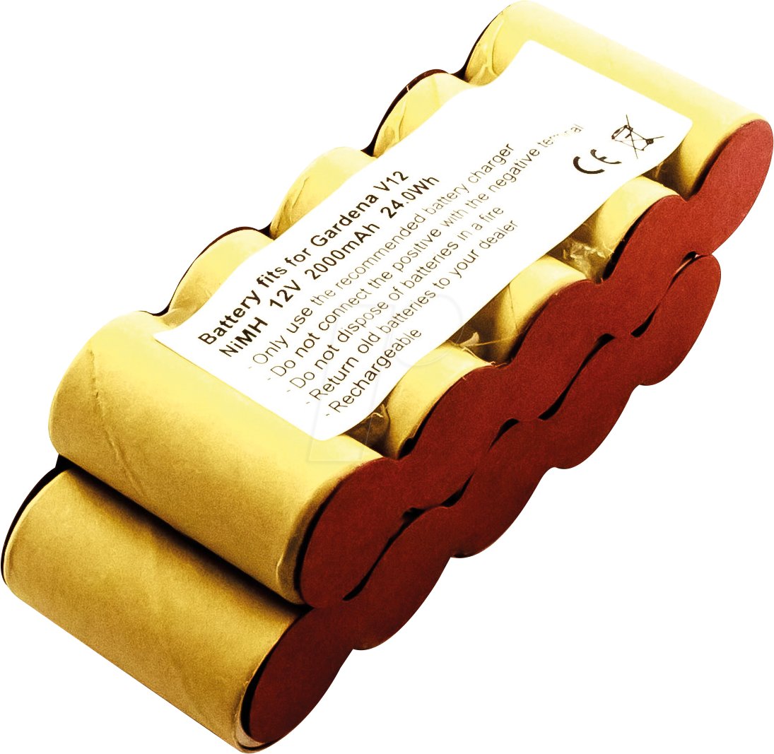 Thumbnail - AKKU 31040 - Ersatzakku, Gardena V12, NiMh, 2000 mAh
