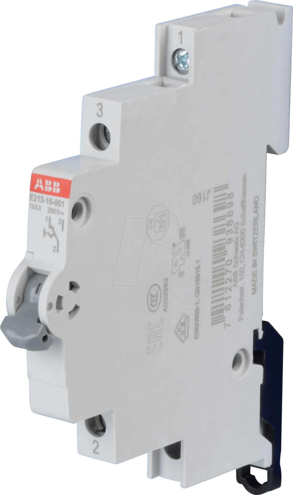 ABB E213-16-001 - Ausschalter - 0,5 TE, 1 Wechsler, 16 A