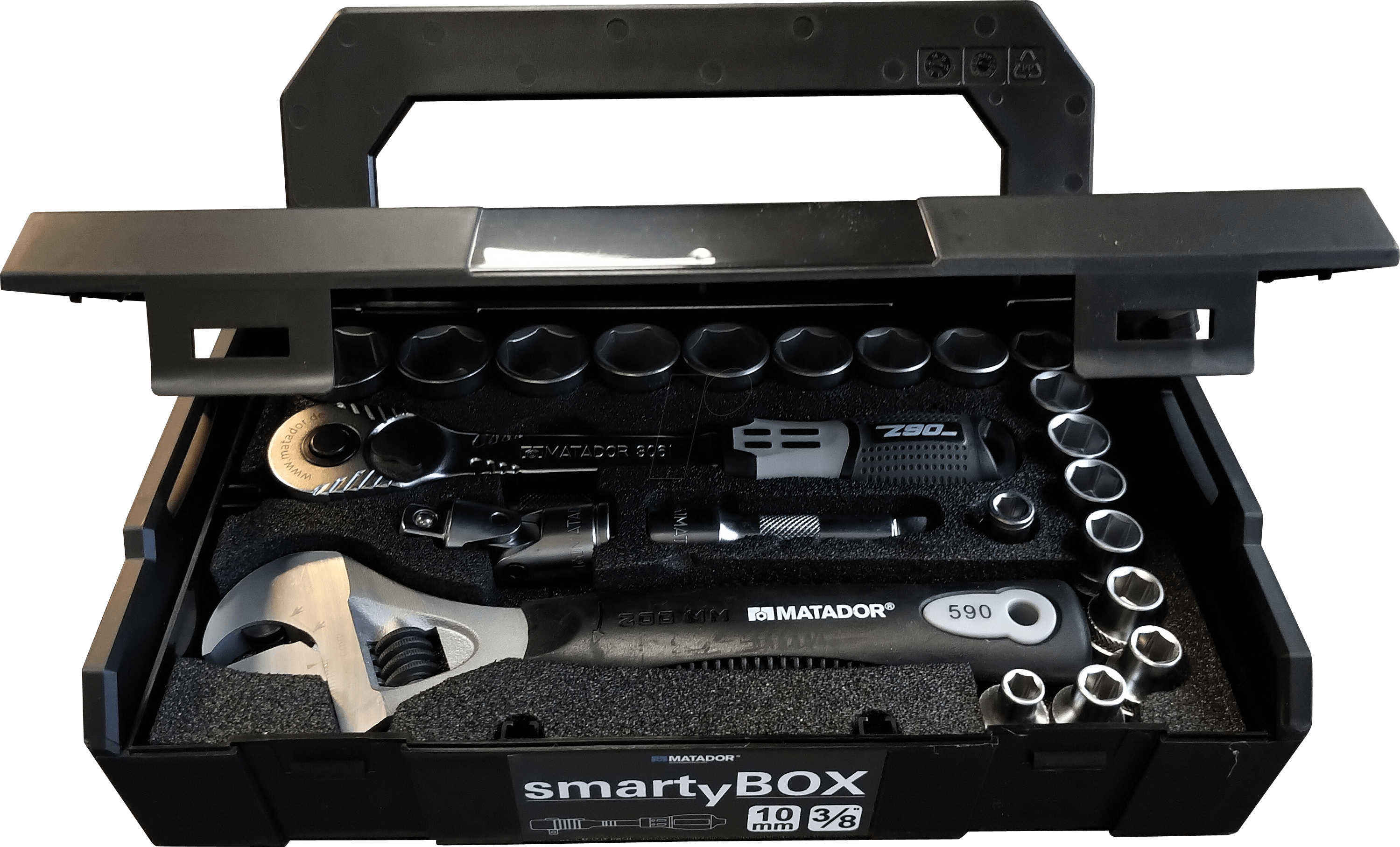 MAT 8145 3115 - Werkzeugsatz smartyBOX S2, Knarre, 25-teilig