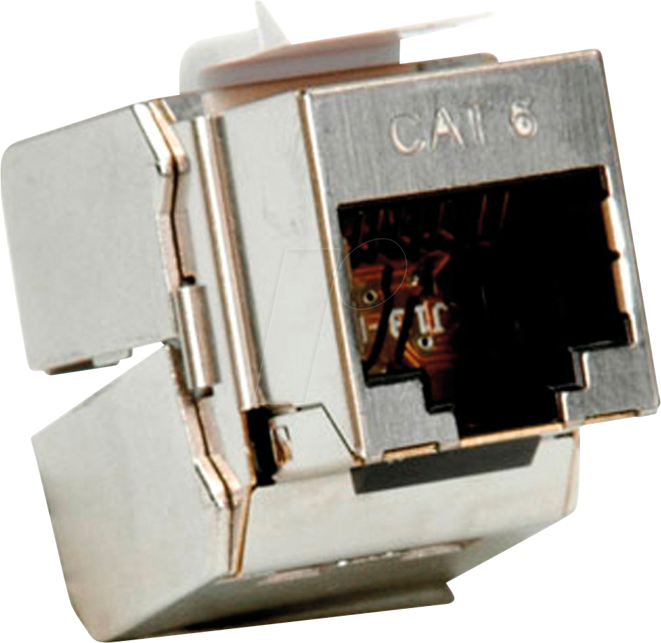 ROLINE 26110358 - Keystone RJ45 Buchse > LSA Cat.6, geschirmt, silber