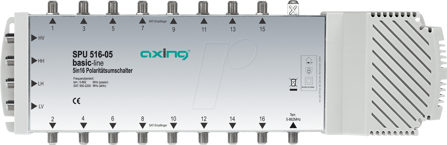 SAT SPU516-05 - Multischalter, 5 / 16, Basic-Line