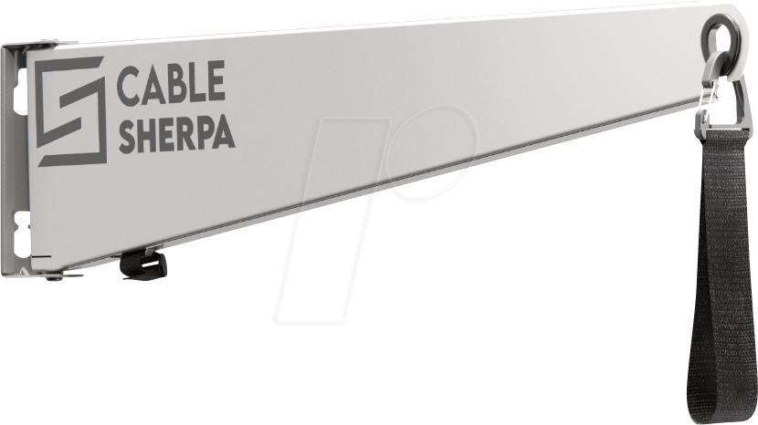 CASHE 24-02-9006 - Kabelhalter für Ladekabel, outdoor, weiß Aluminium