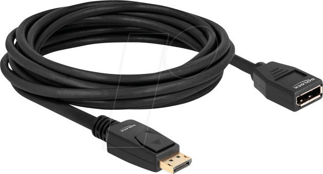 DELOCK 80004 - Kabel DisplayPort 1.2 Stecker > DisplayPort Buchse 4K 60 Hz, 5 m