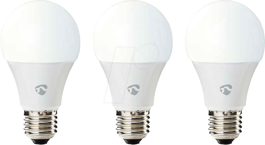 N WIFILRW30E27 - Smart Light, Lampe, E27, 9 W, WiFi, 3er-Pack
