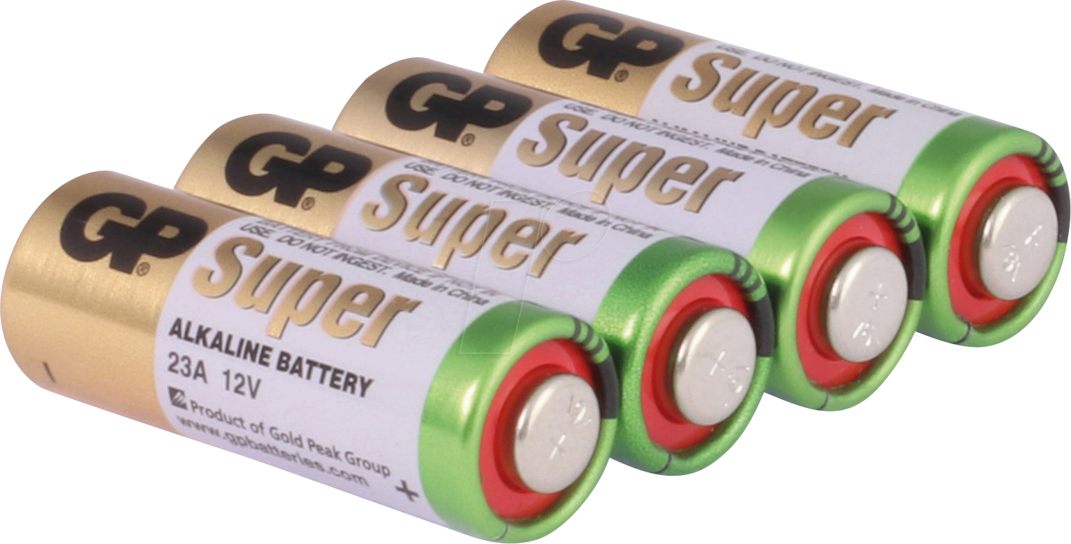GP 23A 4X - Alkaline Batterie, 23 A, 4er-Pack