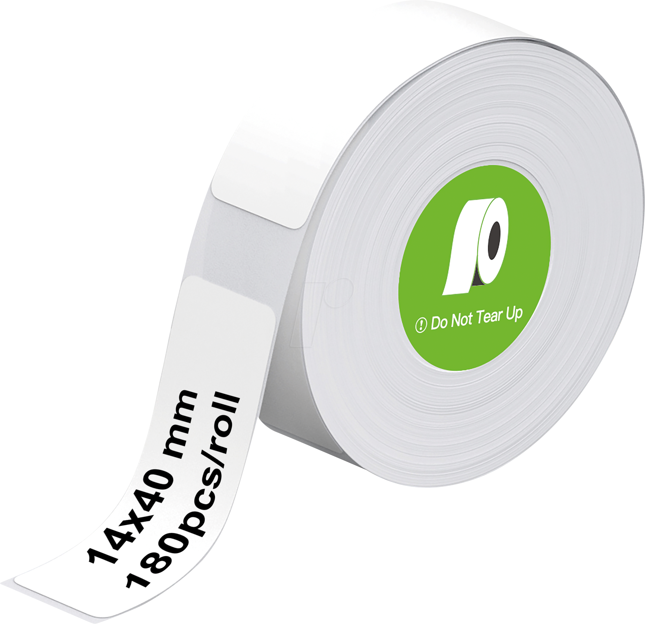 OLYMPIA 6311 - Etikettenrolle, 14 mm x 40 mm, 180 Etiketten, weiß