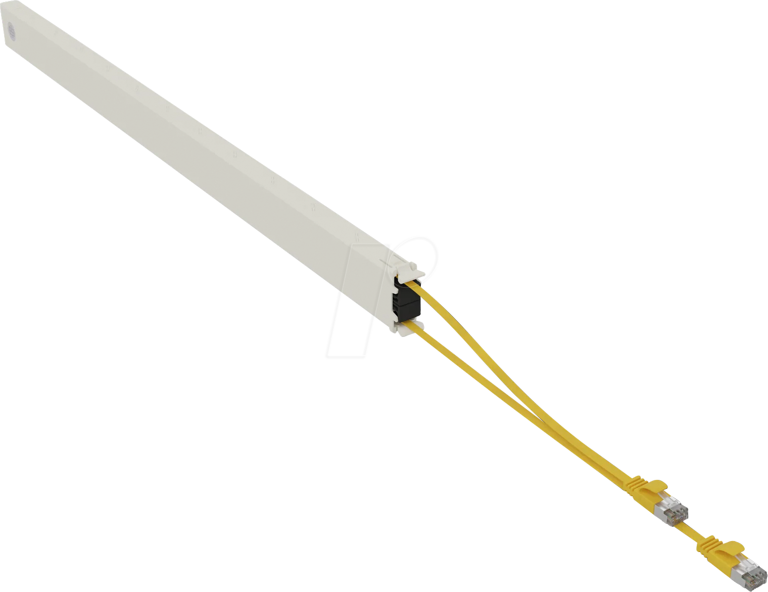 PB CONE46STPYL - Kabelkassette, Cat.6a STP, 2,5 m, gelb