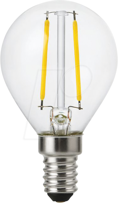 SCHI LX147225027 - LED-Lampe E14, 2 W, 160 lm, 2700 K, dimmbar