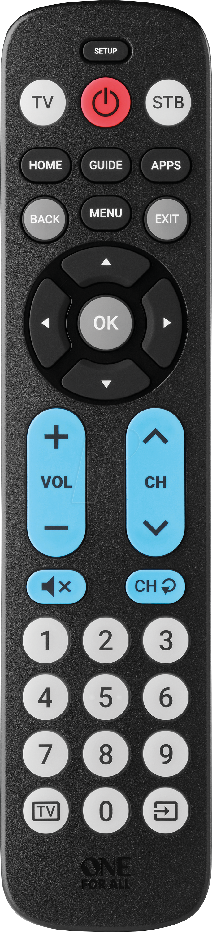 OFA URC6821 - Universalfernbedienung Big Buttom Remote 2in1