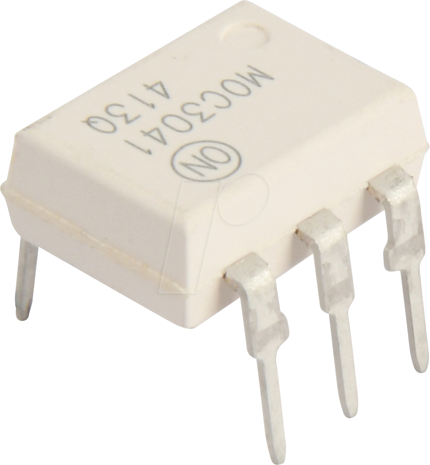 MOC3041M - Optokoppler, ZeroCross,Triac,1,25V 60 mA, 400V, DIP-6