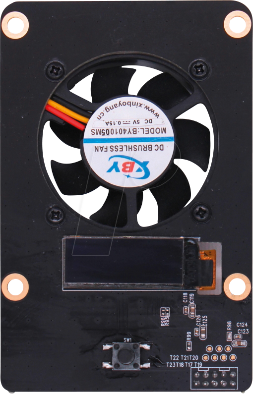 RPI SATA FAN TOP - Raspberry Pi - Lüfter-Steuerung für NAS 4XSATA