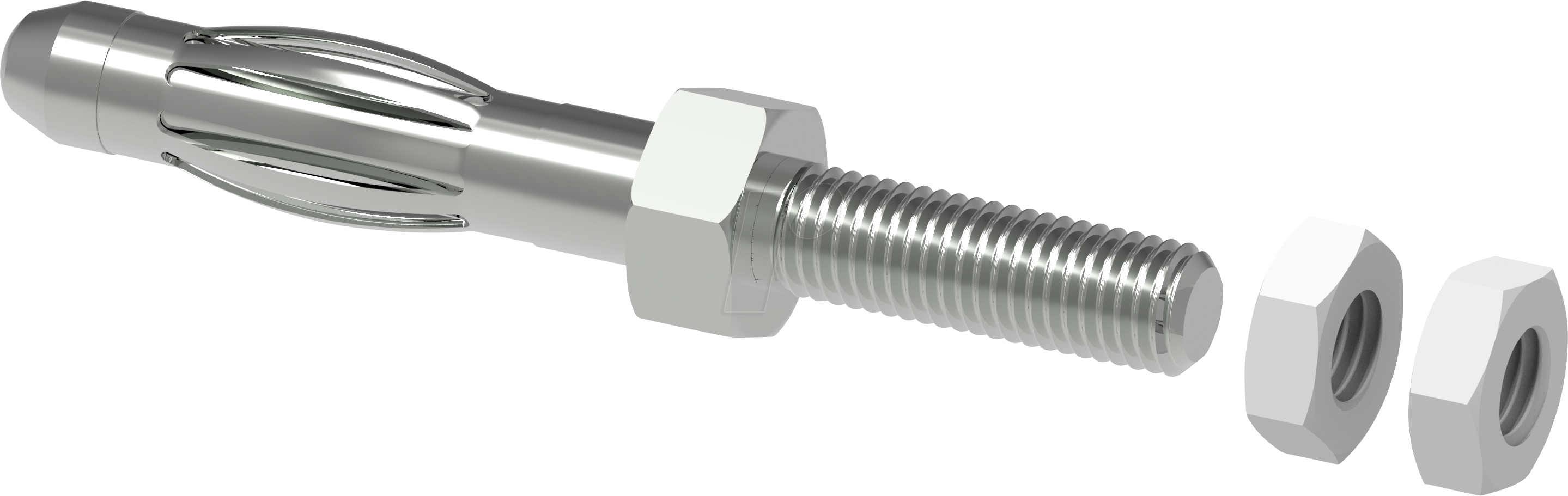 PJP 1052-12 - Bananenstecker, 4mm, für Plattenmontage