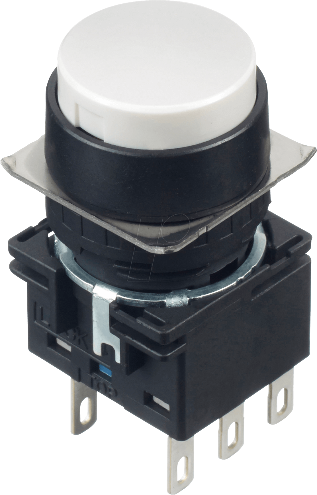 ID LB1BA1T6W - Drucktaster LB, 22 mm, 2 CO, weiss