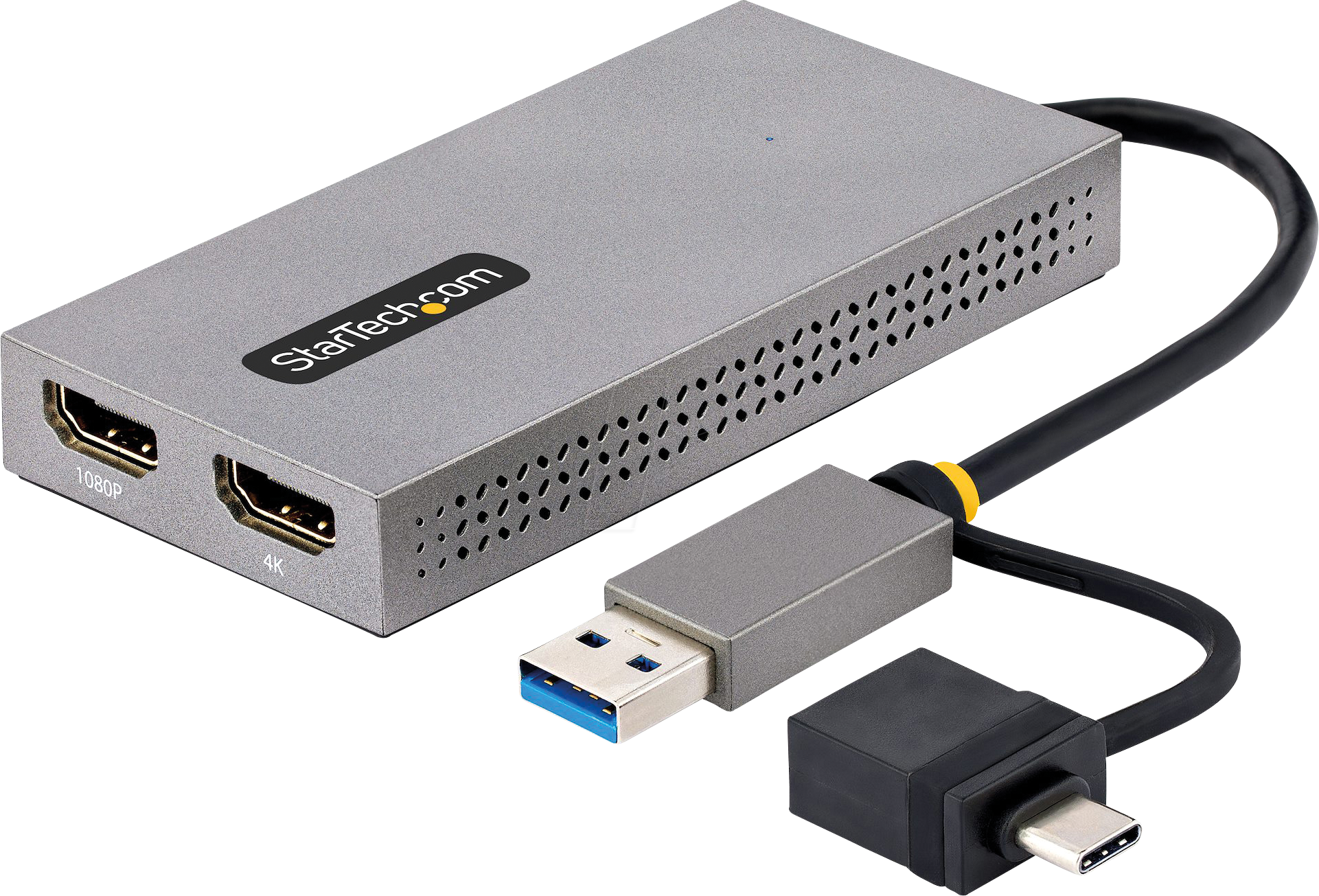 Thumbnail - ST 107B-USB - Adapter USB, USB A/C > 2x HDMI