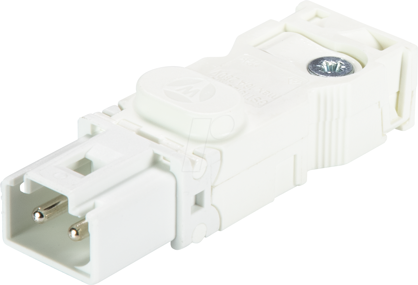 GST 15I2 S ZRW W - Steckverbinder - Schraubanschluss, Stecker, weiß