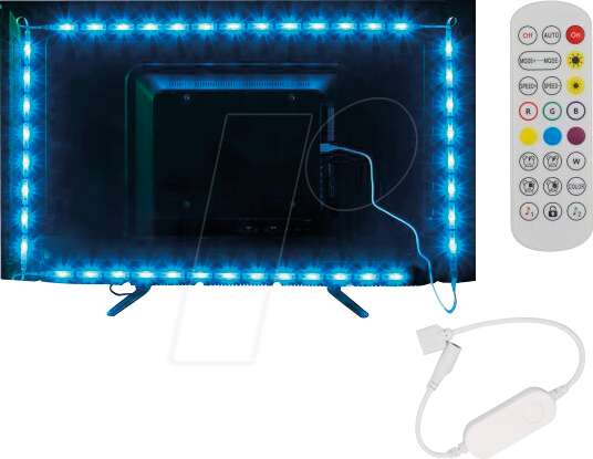 OPT 4324 - LED-Streifen Set für TV, WiFi, 2 m