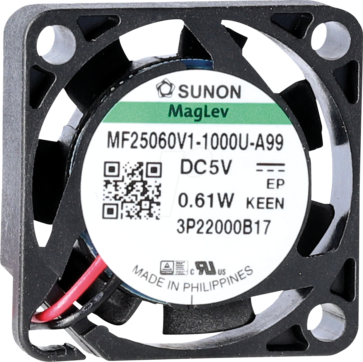 MF25060V11000UA9 - Lüfter, 5 VDC, 25x25x6mm, Serie MC