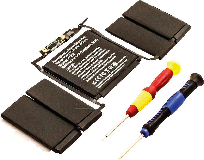 AKKU 53866 - Notebook-Akku für Apple MacBook Pro Retina, Li-Po, 4314 mAh