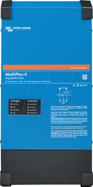 VE MP2 48-3000 - Wechselrichter MultiPlus-II 48/3000/35-32, 230 V