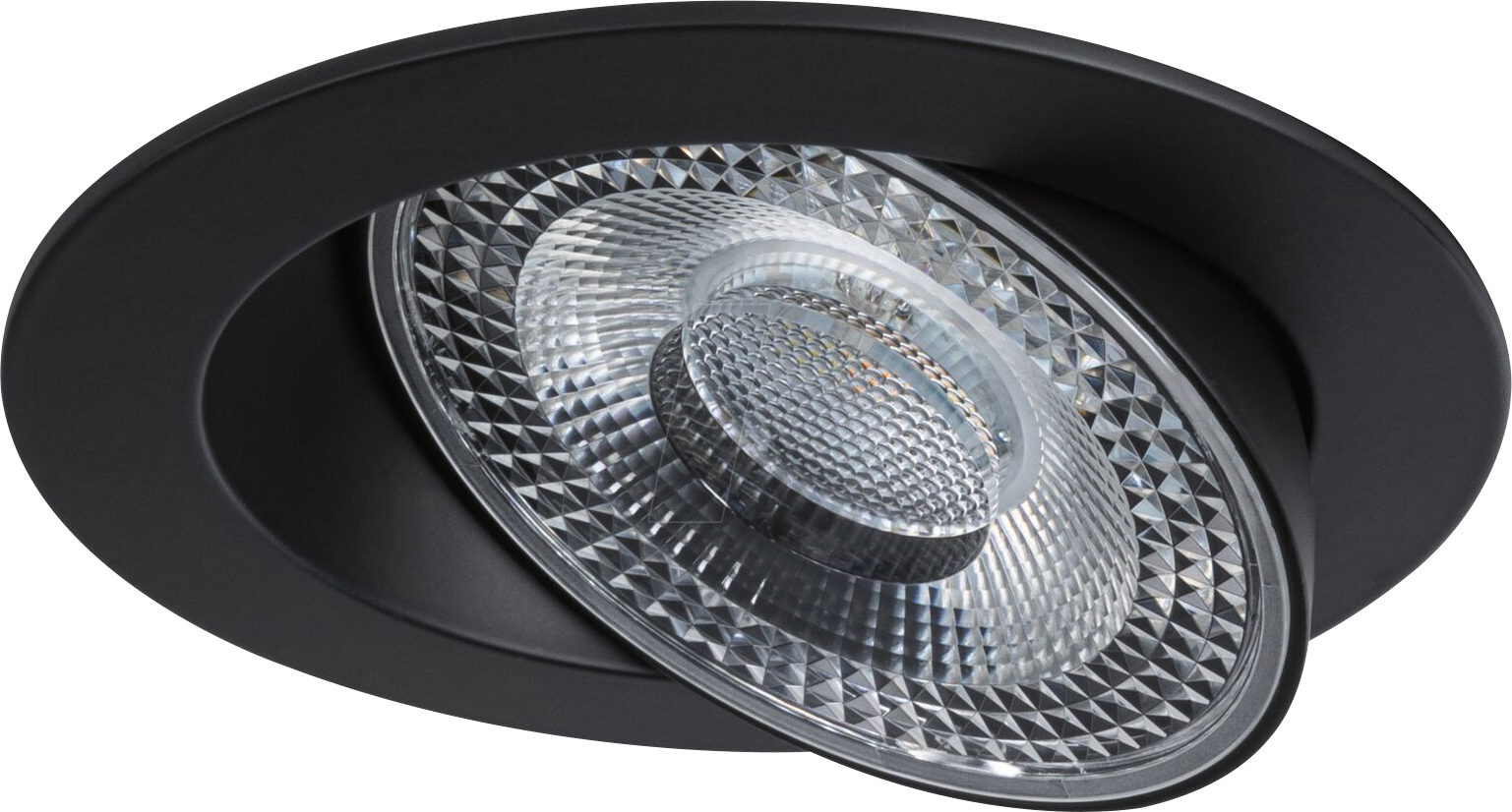 PLM 92258 - Einbauleuchte Aumus, 5 W, 3x 700lm, 2700-6500 K, 90°, rund, schw