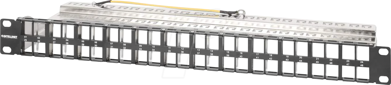 INT 721028 - Patchpanel, 19'', 48-Port, 1 HE