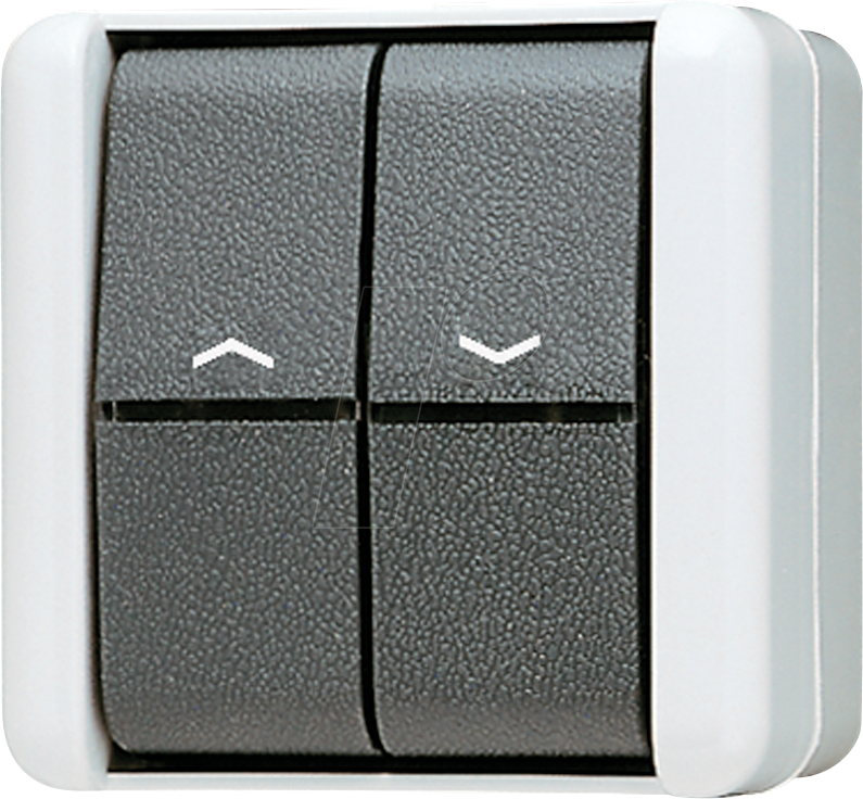 JG 839 VW - Jalousie-Wippschalter, 10 A/250 V AC mit Umkehrsperre