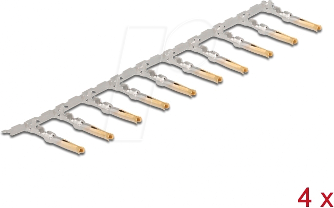 DELOCK 66727 - Crimp-Kontakte für D-Sub Crimp Buchse 40 Stück
