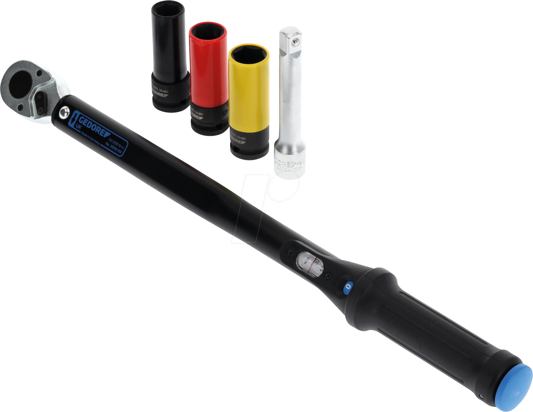 GEDO 3550-UK-LS4 - Drehmomentschlüssel Set TORCOFLEX UK, 1/2'', 40-200 Nm