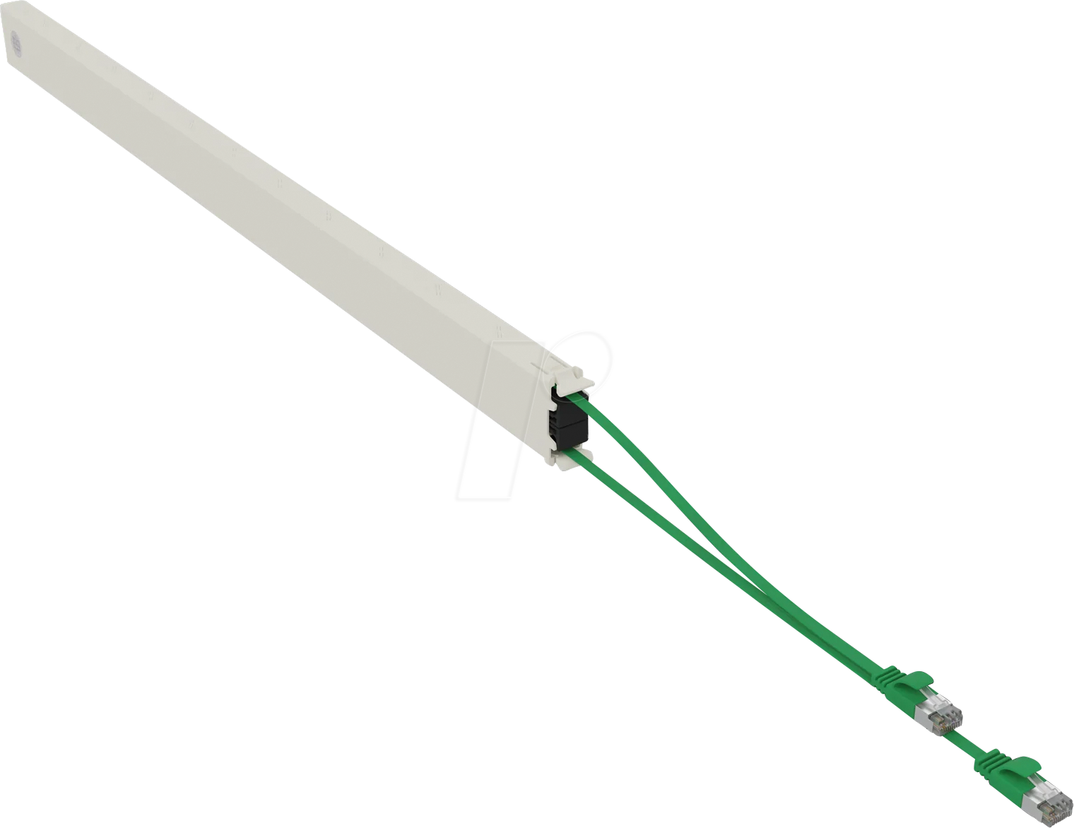 PB CONE46STPGR - Kabelkassette, Cat.6a STP, 2,5 m, grün