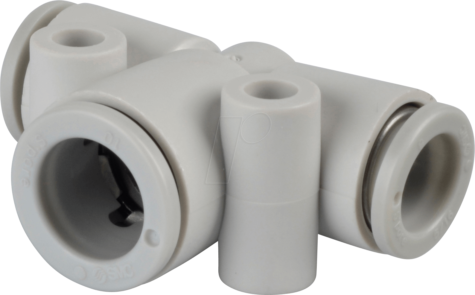 KQ2T08-10A - T-Steckverbindung, 2x Ø 8 mm 1x Ø 10 mm