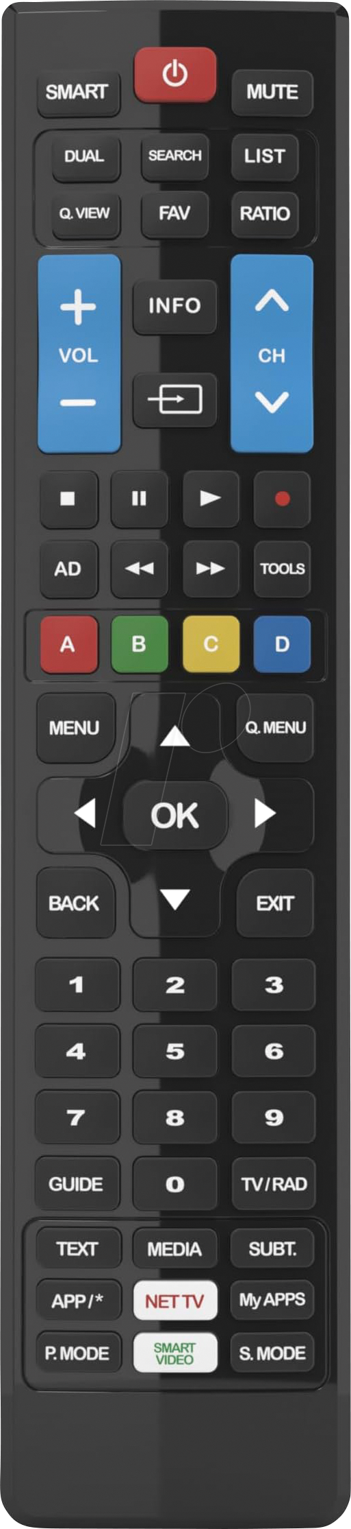 SUPER LG-SMART - Superior Ersatzfernbedienung für LG Smart TV